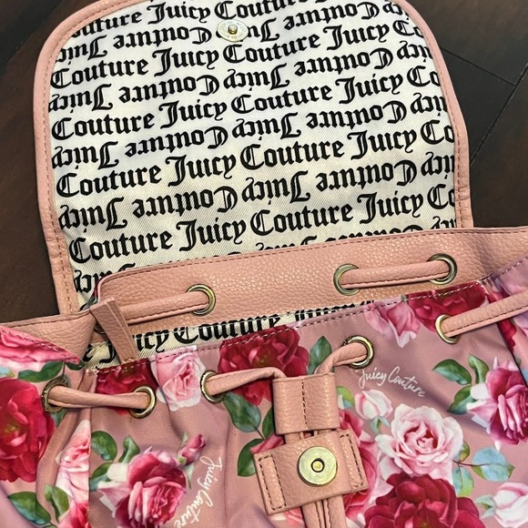 Juicy‎ Couture Women\'s Mauve Romantic Rose Love Club Backpack NWT main image 7
